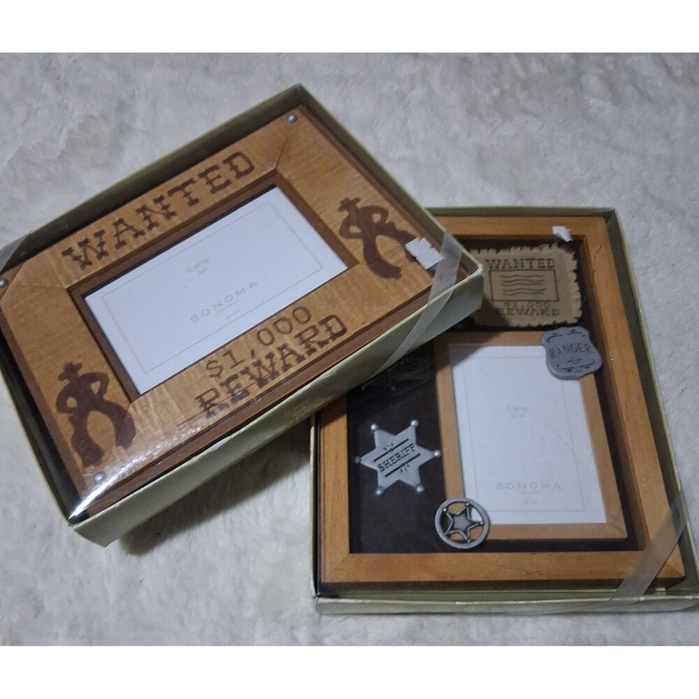 Western Style Sonoma photo frames